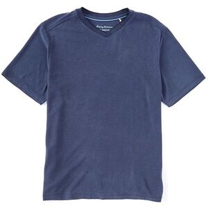 Tommy Bahama Island Zone Men's Blue V-Neck Shirt